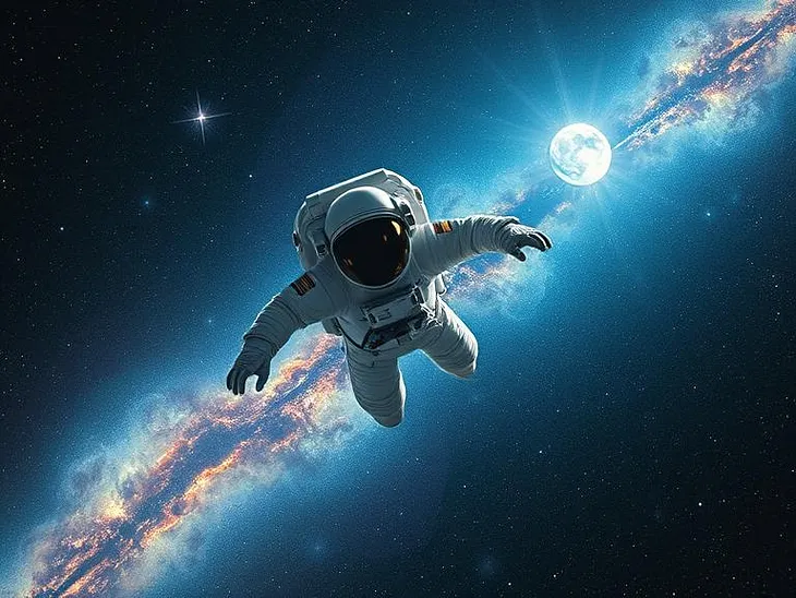 A human in the universe