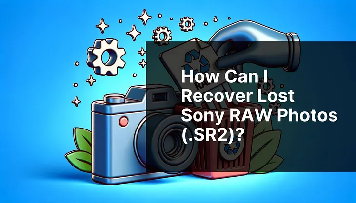 How can I recover lost Sony RAW photos (.SR2)?