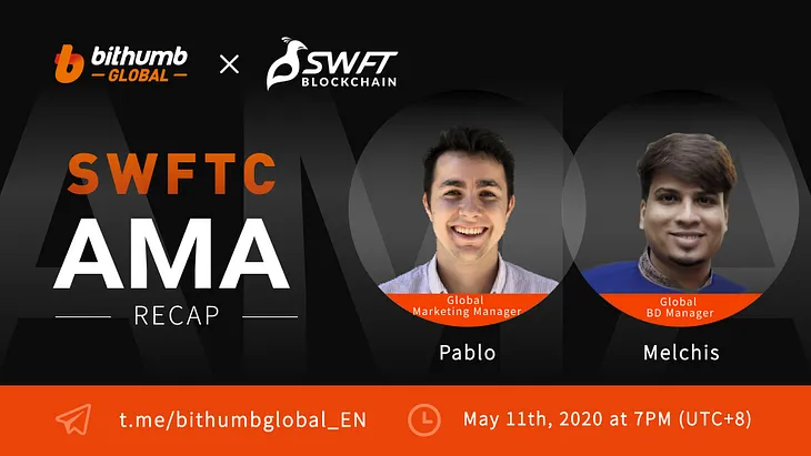 Bithumb Global AMA Live with SwftCoin (SWFTC)