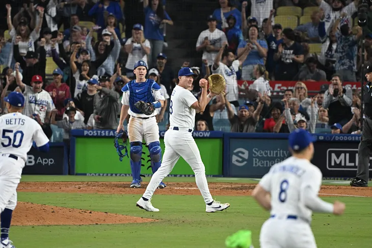 Defense plays its role in a Dodger win and in the Dodgers’ season