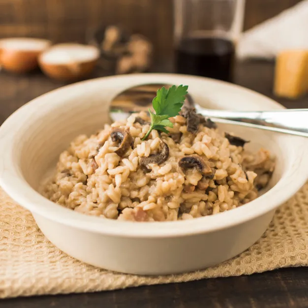 Mushroom Brown Rice