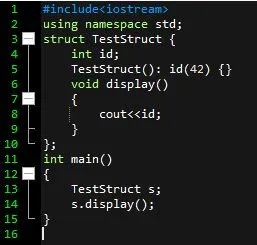 What is the weird colon-member (“ : “) syntax in constructor?
