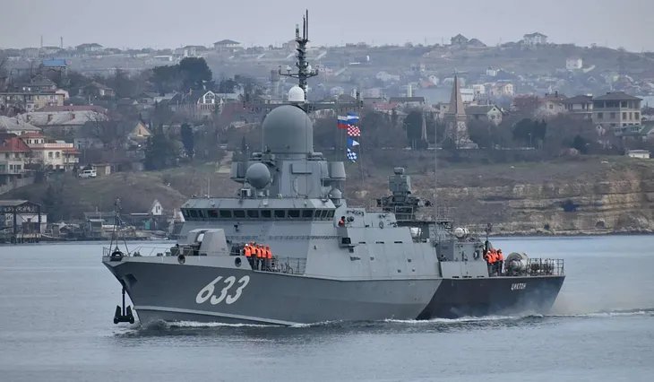 Ukraine Sinks Putin’s Newest $33M Ship in Crimea