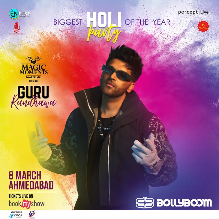 Percept Live unveils ‘Bollyboom’s Biggest Holi Party with Guru Randhawa’