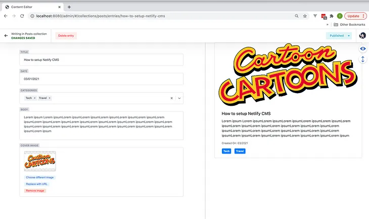 How to customize content preview on Netlify CMS with Gridsome