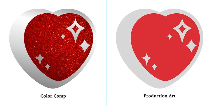 Enamel Pin Design Demo: Sparkly Heart