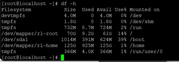 Resizing Existing LVM RHEL / Centos / Rocky Linux — partition /home