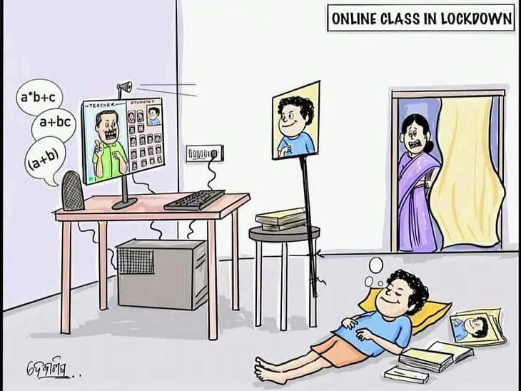 Online Classes — A perception of studies in India