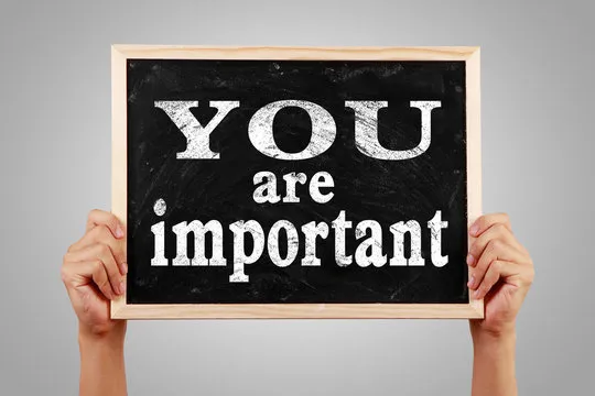 Importance of you