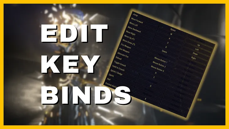 How to Customize Your Key Bindings | WARFRAME