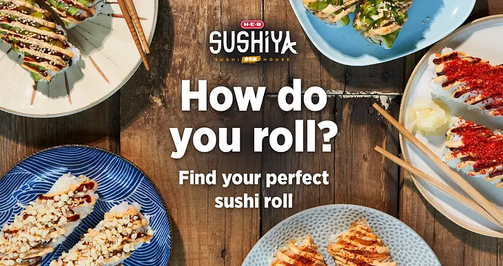 Introducing $7 Sushi Wednesdays at H-E-B Sushiya