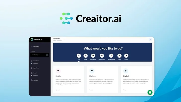 Creaitor AI: The Best New AI Copywriter?