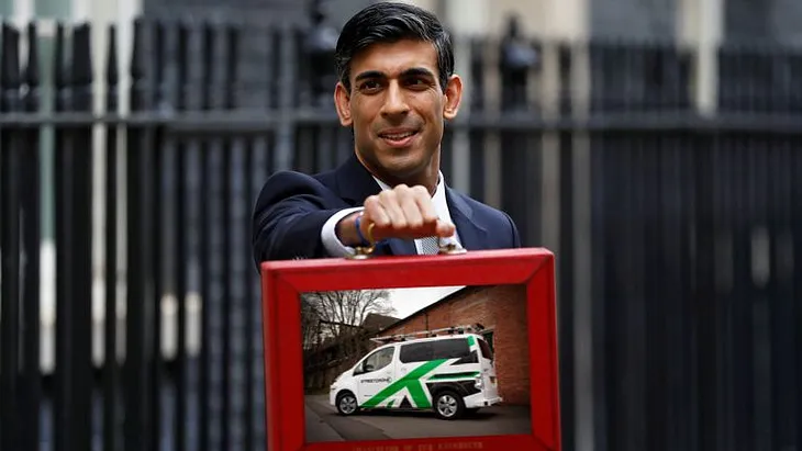 Did Rishi Sunak put self-driving cars in the Chancellor of the Exchequer’s red Ministerial box on…