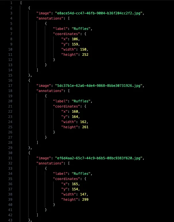 Creating Dataset for CreateML Project with IBM Watson Studio