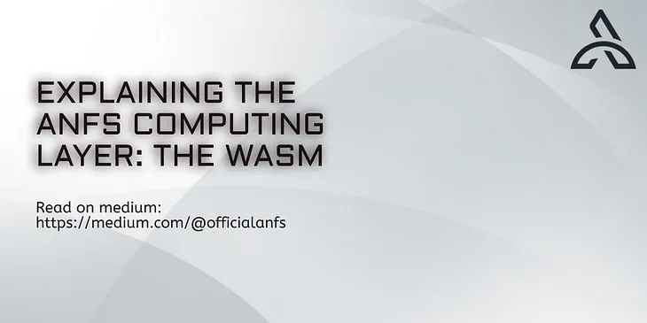 Explaining the ANFS computing layer: The WASM