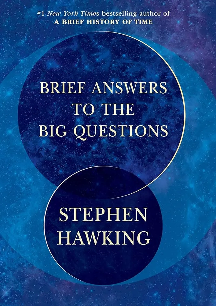 Cover of Stephen Hawking’s book, “Brief Answers to the Big Questions.”
