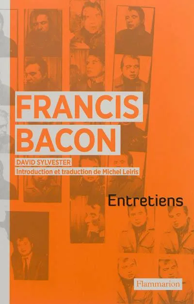 Cover of the French edition of Interviews with Francis Bacon by David Sylvester