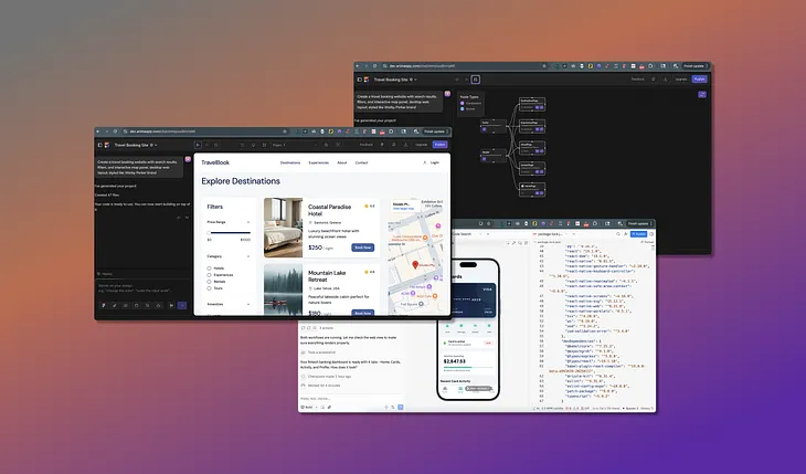 Creating AI-prototypes in Anima and Replit tools