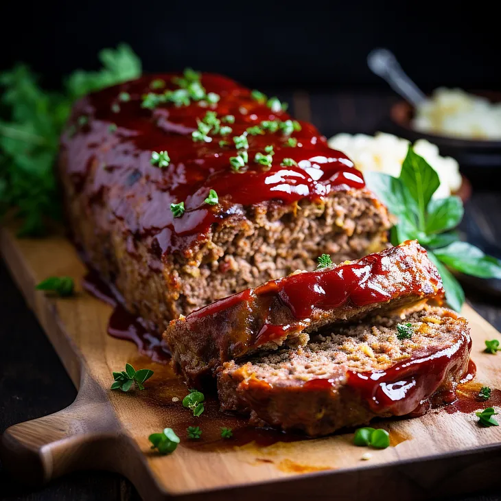 🌟 Classic American Meatloaf: Comforting Delight 🌟 Indulge in the nostalgia of home-cooked meals with our Classic American Meatloaf! A true family favorite, this dish brings joy to every bite. Our easy-to-follow recipe will guide you through creating a masterpiece of taste and texture. Enjoy the heartwarming taste of tradition passed down through generations. Cook it with your loved ones and create lasting memories. Embrace the magic of Classic American Meatloaf in your own kitchen and share t