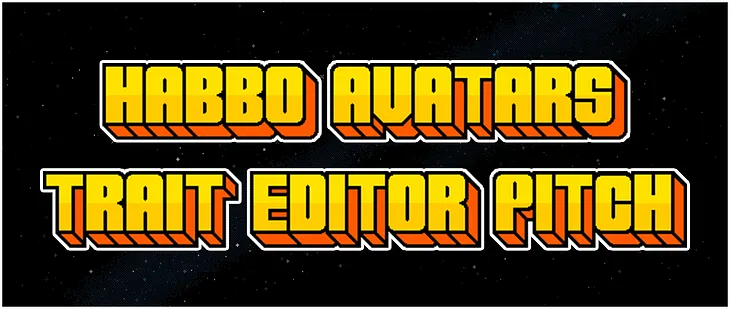 Habbo Avatar trait editing: a pitch to the community