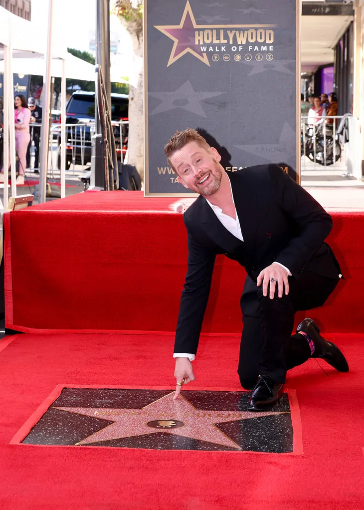 Macaulay Culkin Honored with a Star on the Hollywood Walk of Fame