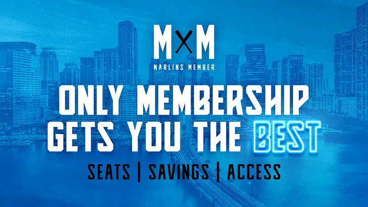 Marlins Membership For The 2023 Season Continues To Provide the Best Seats, Savings And Access