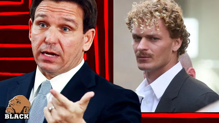 Image of Governor Ron DeSantis and Daniel Penny the Subway Chokehold Perpetrator and killer of Jordan Neely