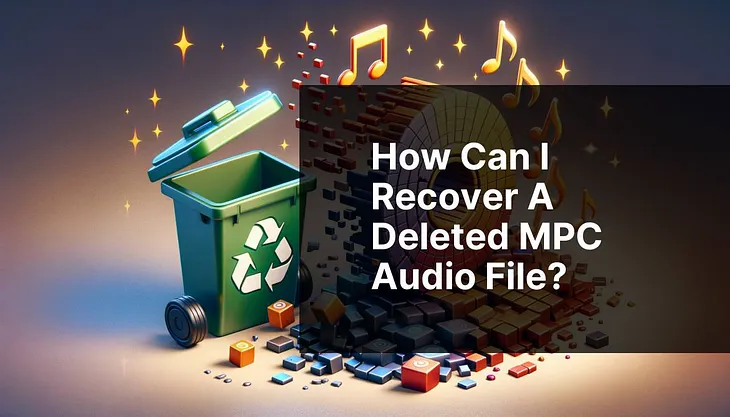 How can I recover a deleted MPC audio file?