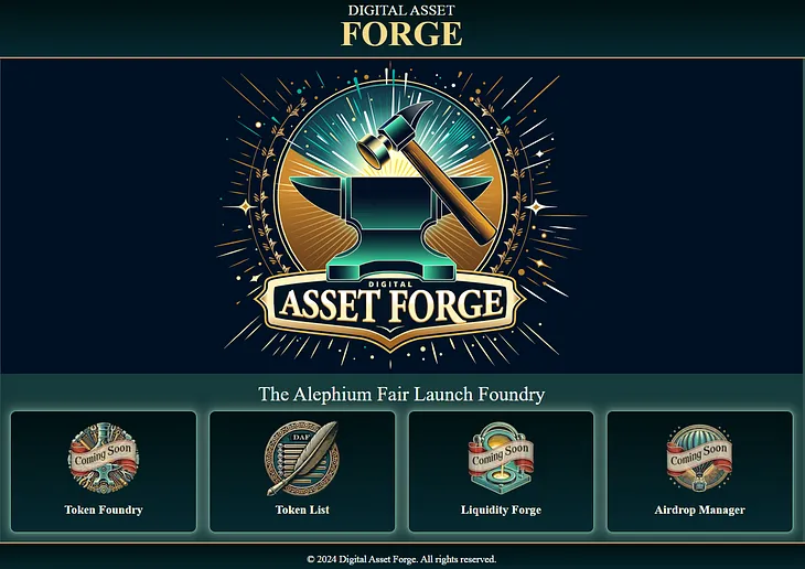 How to use the Token List on Digital Asset Forge.