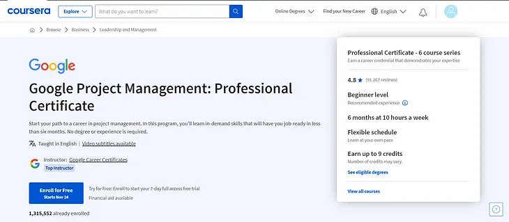 Google’s Project Management Certificate, is it worth it?