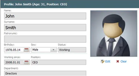 Image showing user profile