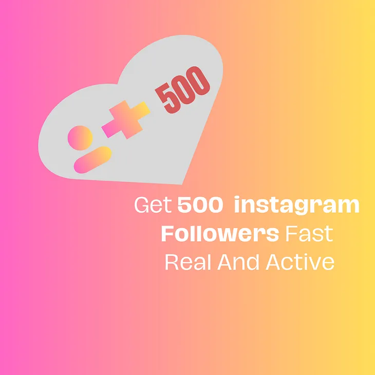 Get 500 Instagram followers in a day?