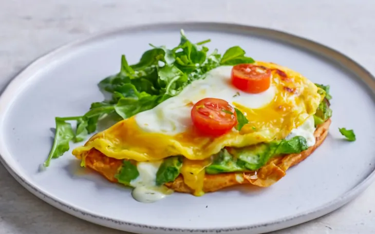 Enjoy Cheat Diet Day with Vegetable Cheese Omelet