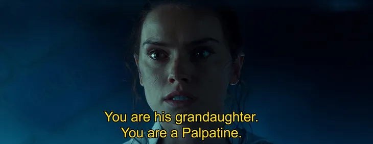 How I grew to love Rey “Palpatine”