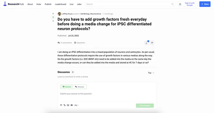 ResearchHub product update — 8/24/22