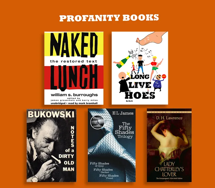 Profanity books list.