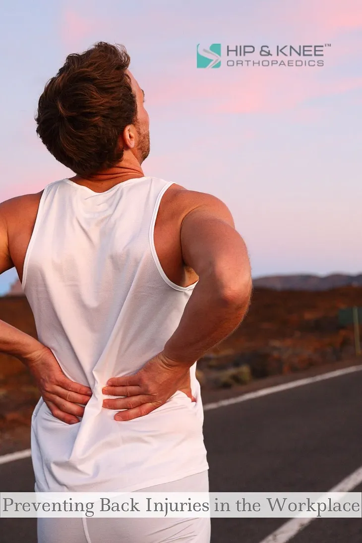 Follow the steps to prevent back Injuries in the workplace.