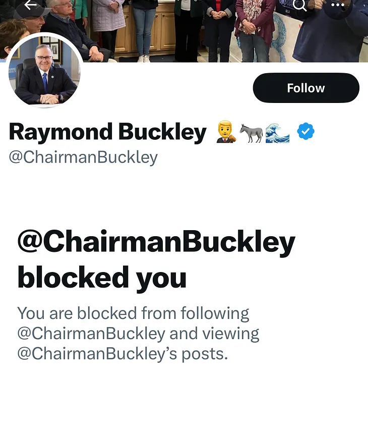 New Hampshire’s Democratic Party Chairman Just Blocked Me on X!