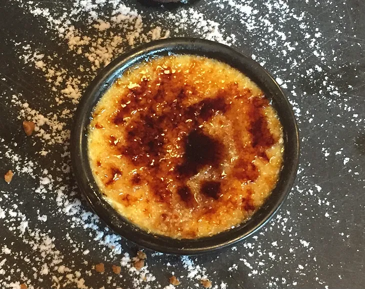 Baked custard