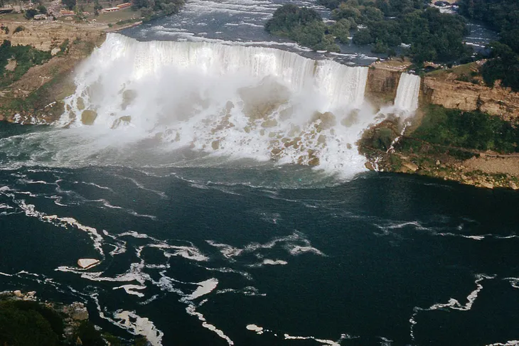 This shows Niagara Falls.