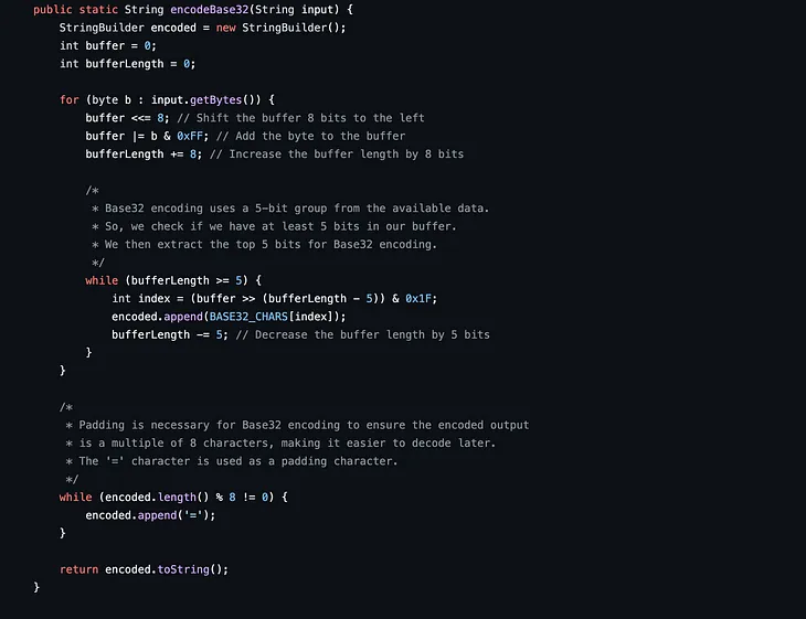 Time-Based One-Time Password (TOTP) — Java Implementation