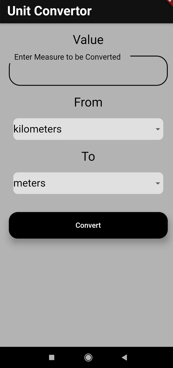 How to Create Unit-Convertor Without Using Dart Package