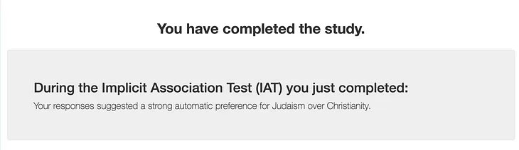 Implicit Bias: Maybe I’m Not a Self-Hating Jew After All