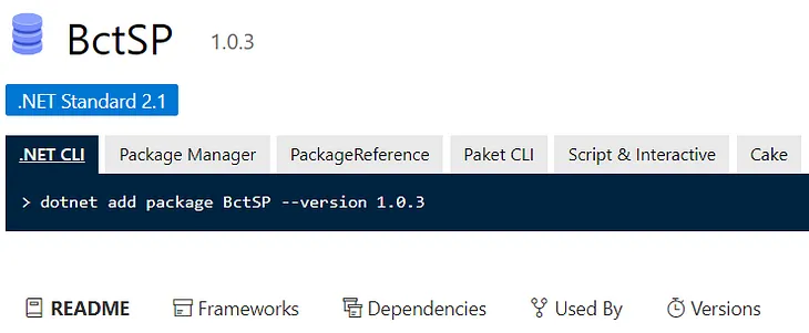 “BctSP” Dynamic Stored Procedure Call