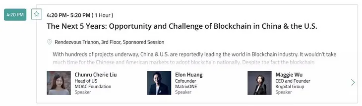 MOAC to talk about Blockchain Opportunity and Challenge in Consensus 2019