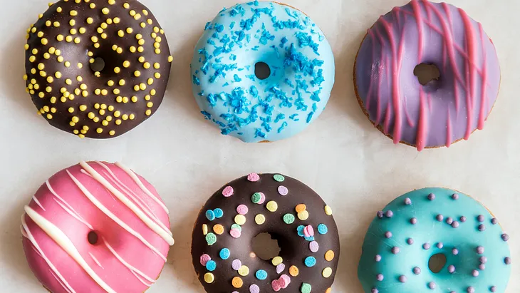 6 perfect donuts