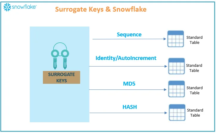 Surrogate key & Snowflake