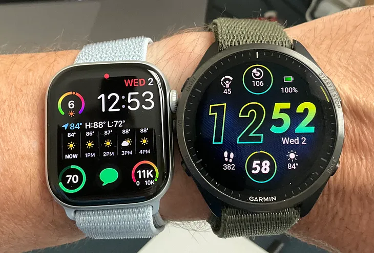 Apple Watch 10 vs Garmin 965