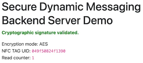 Demystify the Secure Dynamic Message with NTAG 424 DNA NFC tags (Android/Java) Part 1