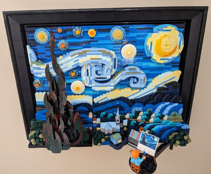LEGO Vincent van Gogh - The Starry Night Set 21333 Instructions
